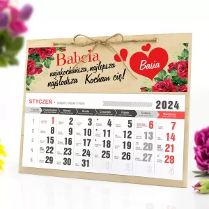 kalendarz 2024 dla babci
