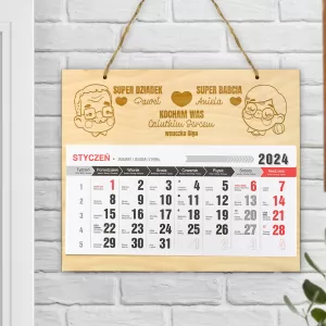 kalendarz personalizowany dla dziadków
