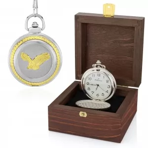 zegarek kieszonkowy w pudełku na prezent dla dziadka
