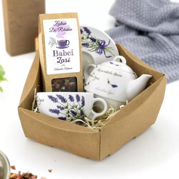 Zestaw herbaciany dla babci - Zapach Lawendy