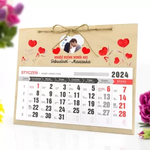 kalendarz na walentynki 2024