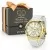  Biały grawerowany zegarek Gino Rossi na prezent dla niej