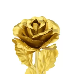 złota róża pod kloszem na prezent  dla ukochanej