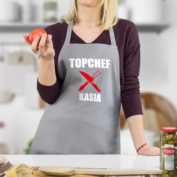 Fartuch kuchenny dla niej z nadrukiem -  TOPchefowa