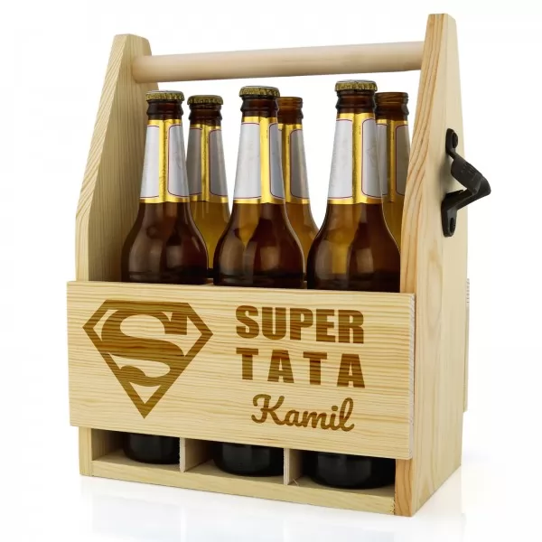  Skrzynka na piwo z otwieraczem - SuperTata