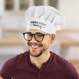 czapka kucharska z nadrukiem dla taty
