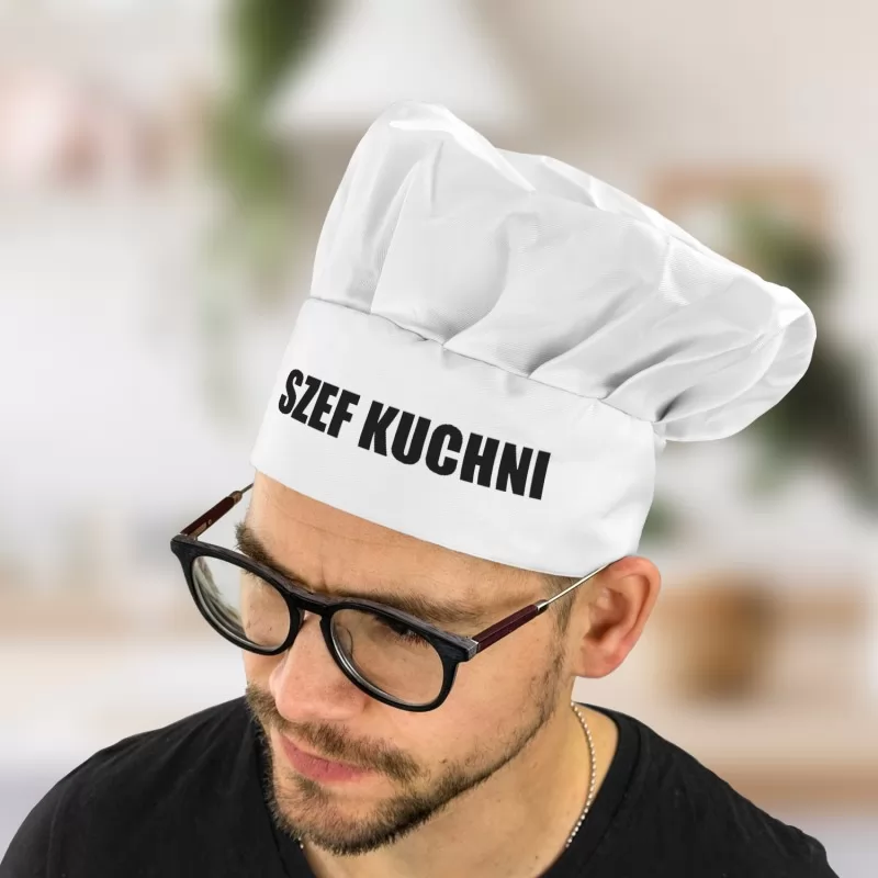 czapka kucharza szef kuchni biała