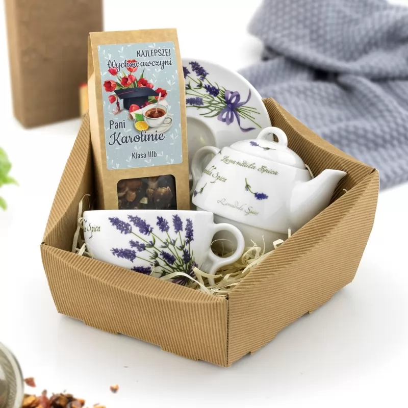 zestaw herbaciany na prezent dla wychowawczyni
