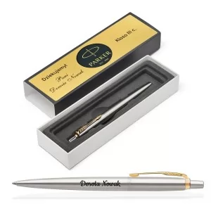 długopis Parker Jotter stalowy GT - dla nauczyciela