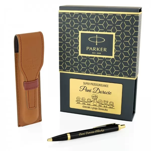 Długopis Parker w etui z grawerem - Prezent dla przedszkolanki