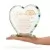 szklane serce z grawerem - prezent na złotą rocznicę ślubu 