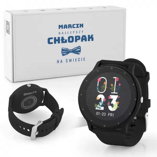 Smartwatch GRAVITY GT1-3 z personalizacją dla chłopaka - Najlepszy 