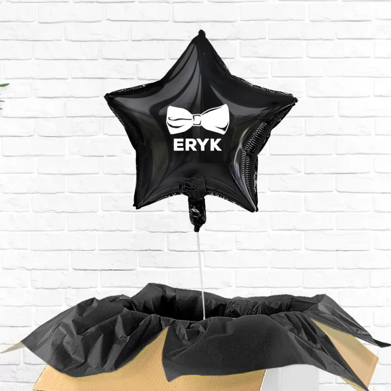 balon z nadrukiem imienia na prezent na 30 urodziny 