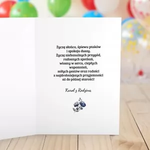 kartka z życzeniami urodzinowymi dla niej 