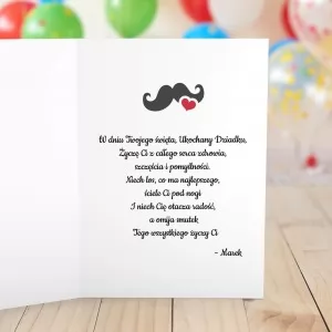 personalizowana kartka z życzeniami na urodziny