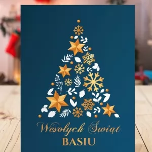 kartka z życzeniami na święta bożego narodzenia