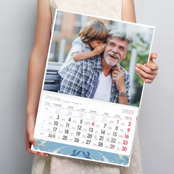Kalendarz ścienny 2022 ze zdjęciem dla dziadka - Sekret