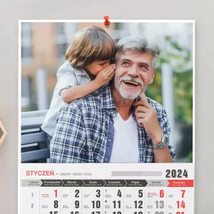 kalendarz ze zdjęciem dla dziadka