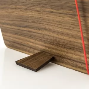 drewniana kartka walentynkowa z grawerem dedykacji