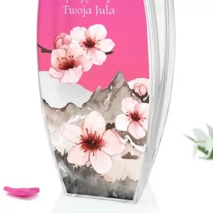 wazon na kwiaty z personalizowanym nadrukiem