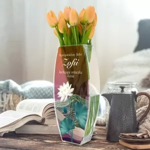 prezent dla babci wazon z nadrukiem personalizacji