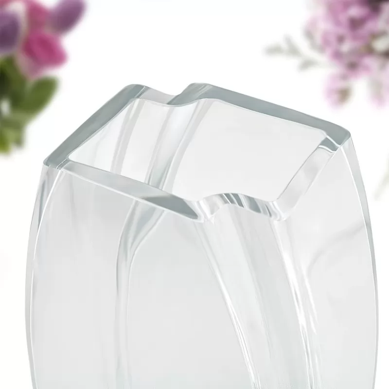 szklany wazon z dedykacją na prezent dla mamy