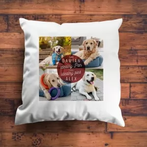 poduszka z nadrukiem zdjęcia dla miłośnika psów