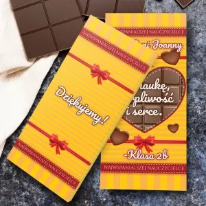 prezent dla nauczyciela czekolada