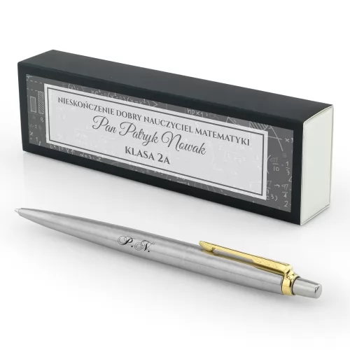 Długopis Parker Jotter GT stalowy z grawerem dla nauczyciela - Wybitny