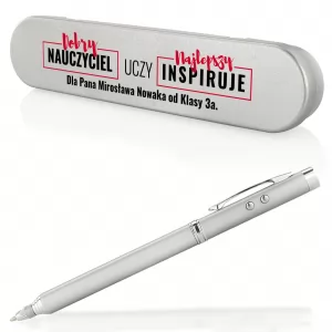 długopis z latarką dla nauczyciela