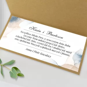 kartka na ślub z życzeniami