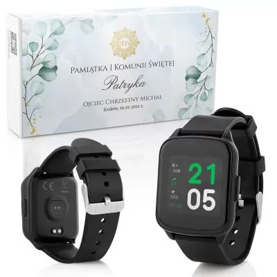 Zegarek smartwatch dla chłopca G. Rossi na komunię - Pora modlitwy