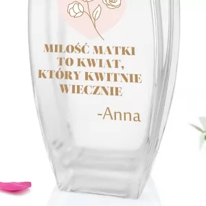 personalizowany wazon z nadrukiem