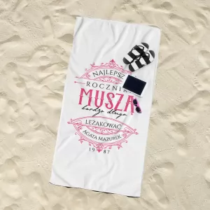 ręcznik plażowy z personalizacją