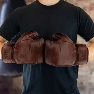 rękawice bokserskie retro