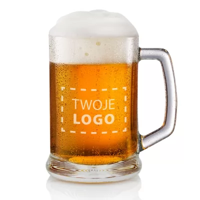 Kufel na piwo z grawerem logo - Toast