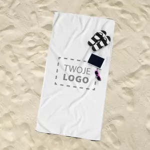 ręcznik plażowy z logo