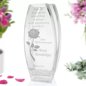 personalizowany wazon na prezent