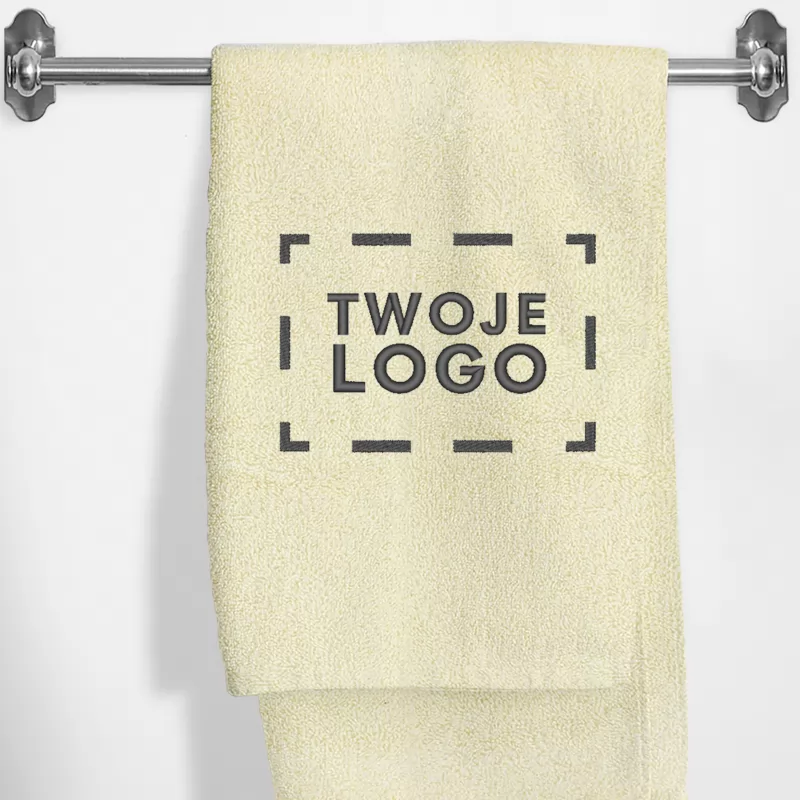 ręcznik z haftem logo