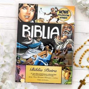 Biblia komiks dla dzieci z dedykacją - Dzień natchniony
