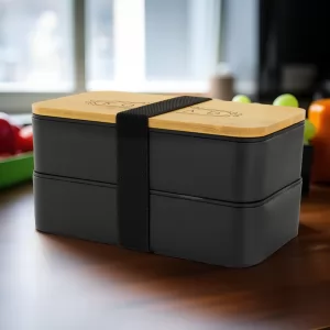 lunchbox dwupoziomowy z personalizacją