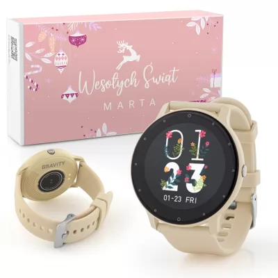 Smartwatch damski GRAVITY GT1-6 dla niej na święta - Christmas time