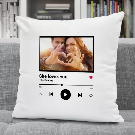 Poduszka dekoracyjna ze zdjęciem dla pary - Wspólny rytm
