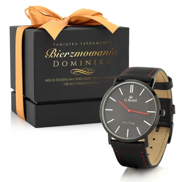 Zegarek męski G. Rossi 8709A2-1A3 na bierzmowanie - Dary Ducha Świętego