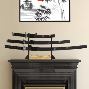 zestaw mieczy samurajskich