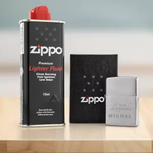 zapalniczka z grawerem Zippo 200 Classic Brushed Chrome