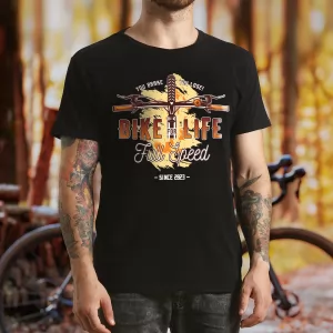 koszulka z nadrukiem dla rowerzysty