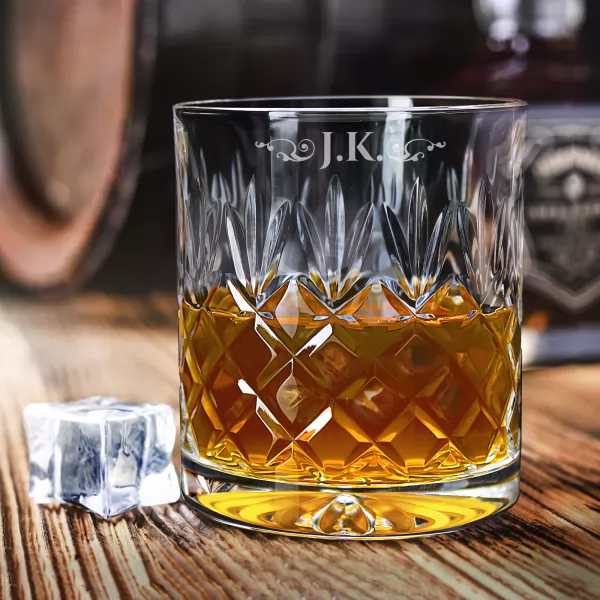 Szklanka do whisky kryształowa z grawerem - Smakosz