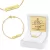 Złota bransoletka 585 z grawerem na chrzest dla dziewczynki - Anioł