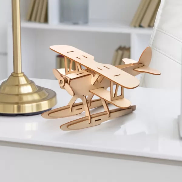 Puzzle drewniane 3d samolot Little Story dla dzieci